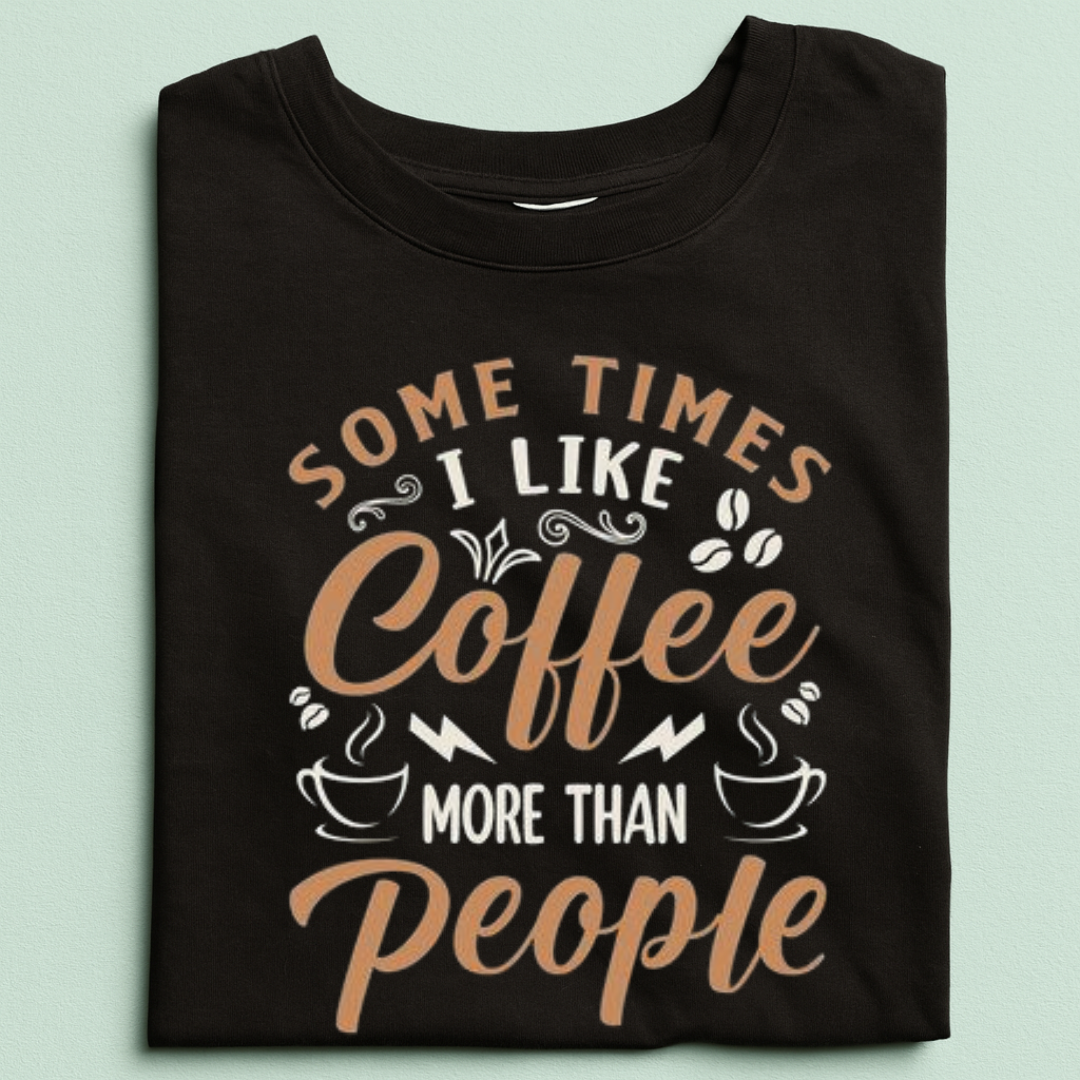 I Like Coffee Half Sleeve T-Shirt