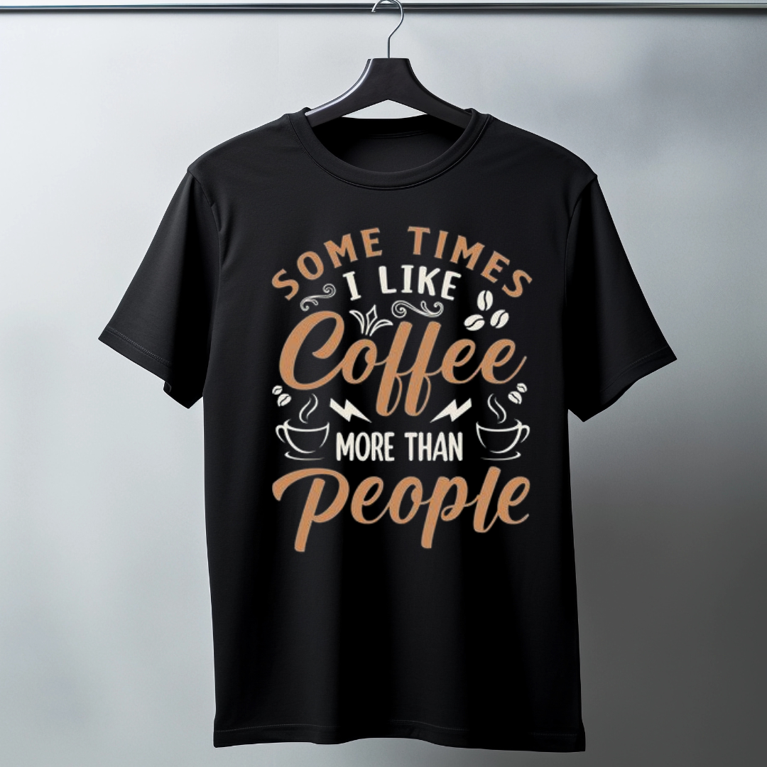 I Like Coffee Half Sleeve T-Shirt
